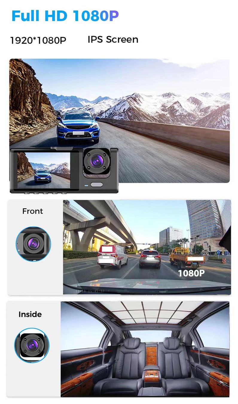 Action Cam: NEU Dashcam 1080P DVR Auto Videorecorder / Caméra voiture – Nuovo e nell'imballaggio originale da Isérables venduto da Wishlist 4