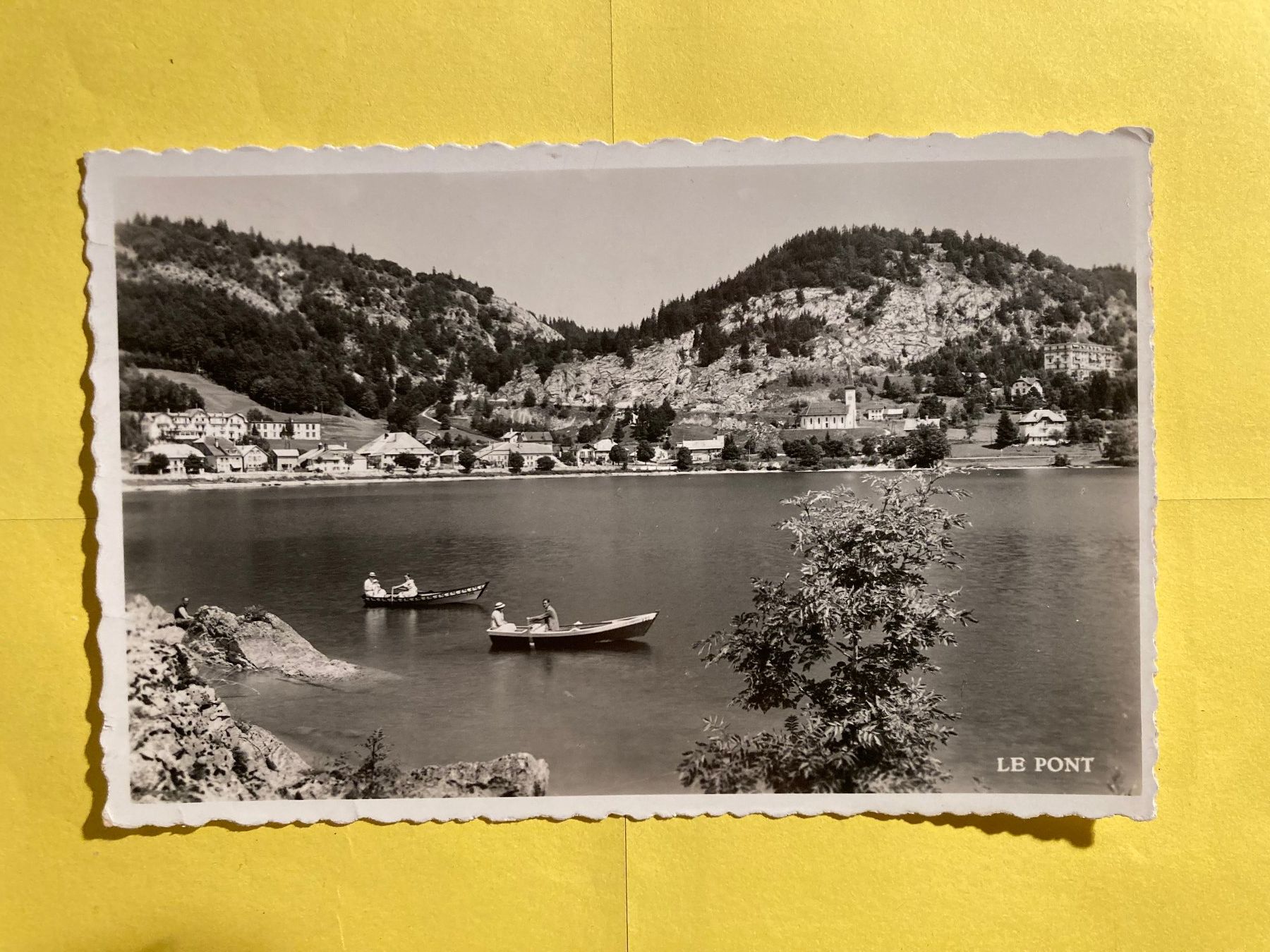 Cartoline postali: Le  Pont ,  23. VIII. 37. - 6 – Usato da Grabs venduto da paggi01