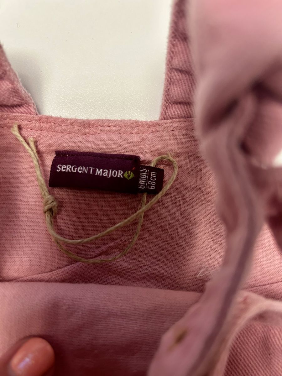 Pantaloni: Salopette Sergeant Major rose, 6 mois – Usato da Mont-sur-Rolle venduto da Rizzoalma 1