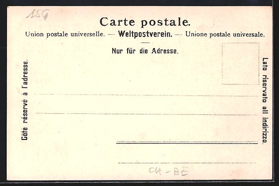 Cartoline postali: Brünigbahn, Blick gegen den Brienzersee – Usato da Berlin venduto da bartko-reher 1