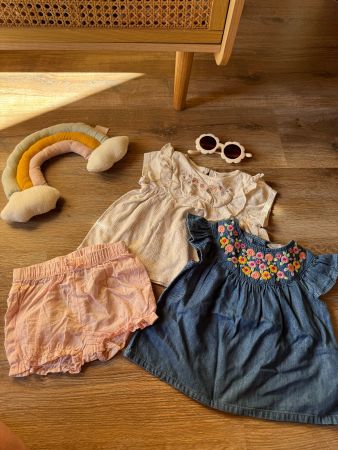 H&M PRIMARK 🌼 Ensemble coloré & brodé pour l’été ☀️ 74
