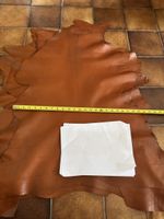 Ziegenleder braun/ cuir de chèvre marron