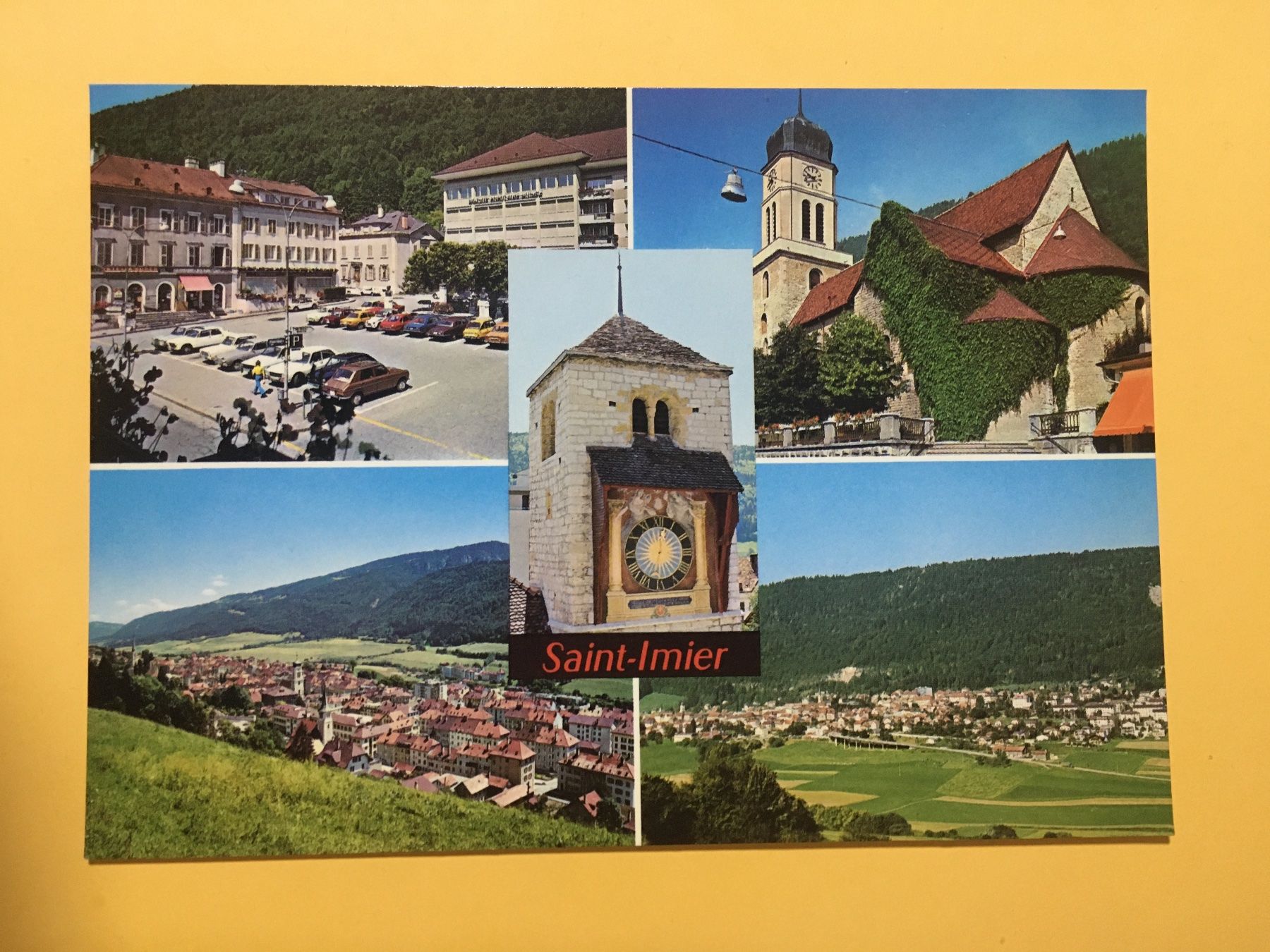 Ansichtskarten: Saint-Imier berner Jura mehrbildrig – Gebraucht aus Küttigen von Melisch1000