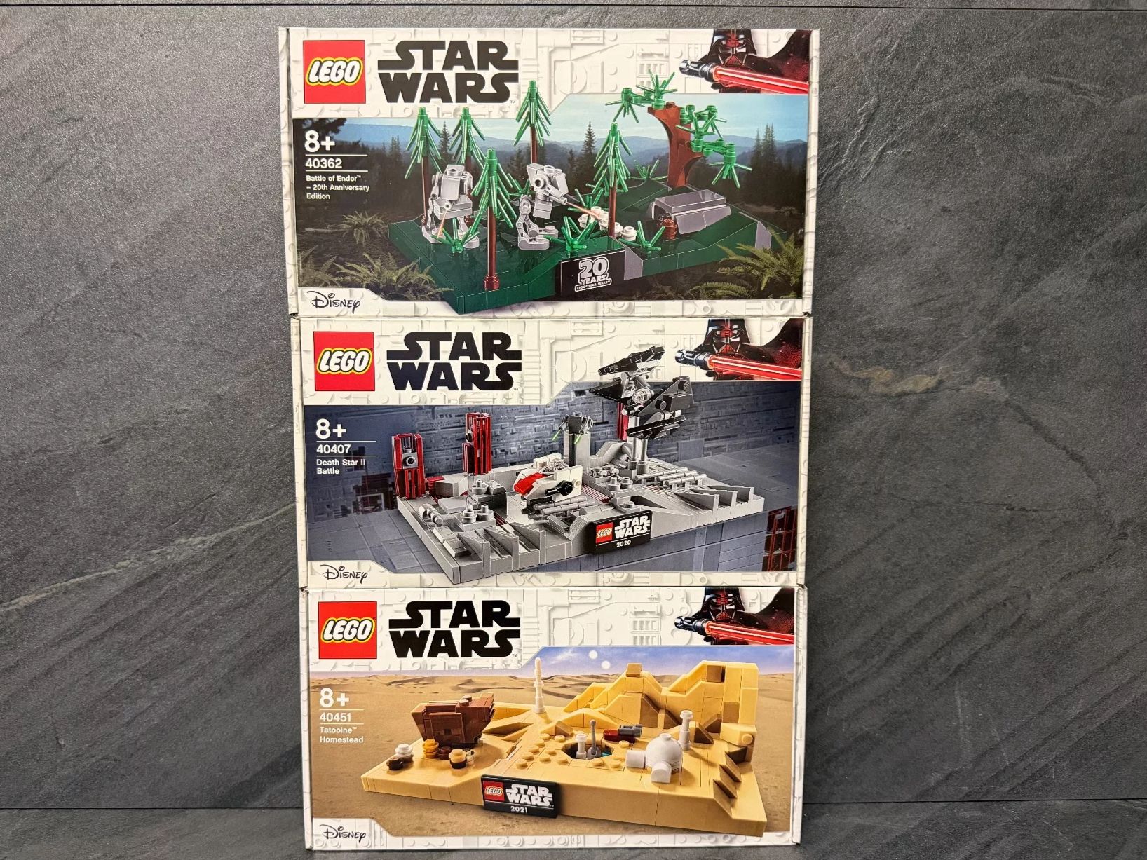 Lego Kit di costruzioni: LEGO Star Wars Bundle 40362 40407 40451 Dioramen SEALED – Nuovo e nell'imballaggio originale da Villmergen venduto da Zydi