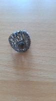 Silberring Ornament mit Hämatit. Grösse 18