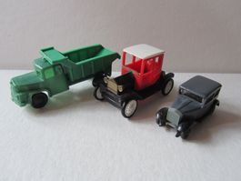 Automodelle Kunststoff und Plastik, Lot 3 Stk