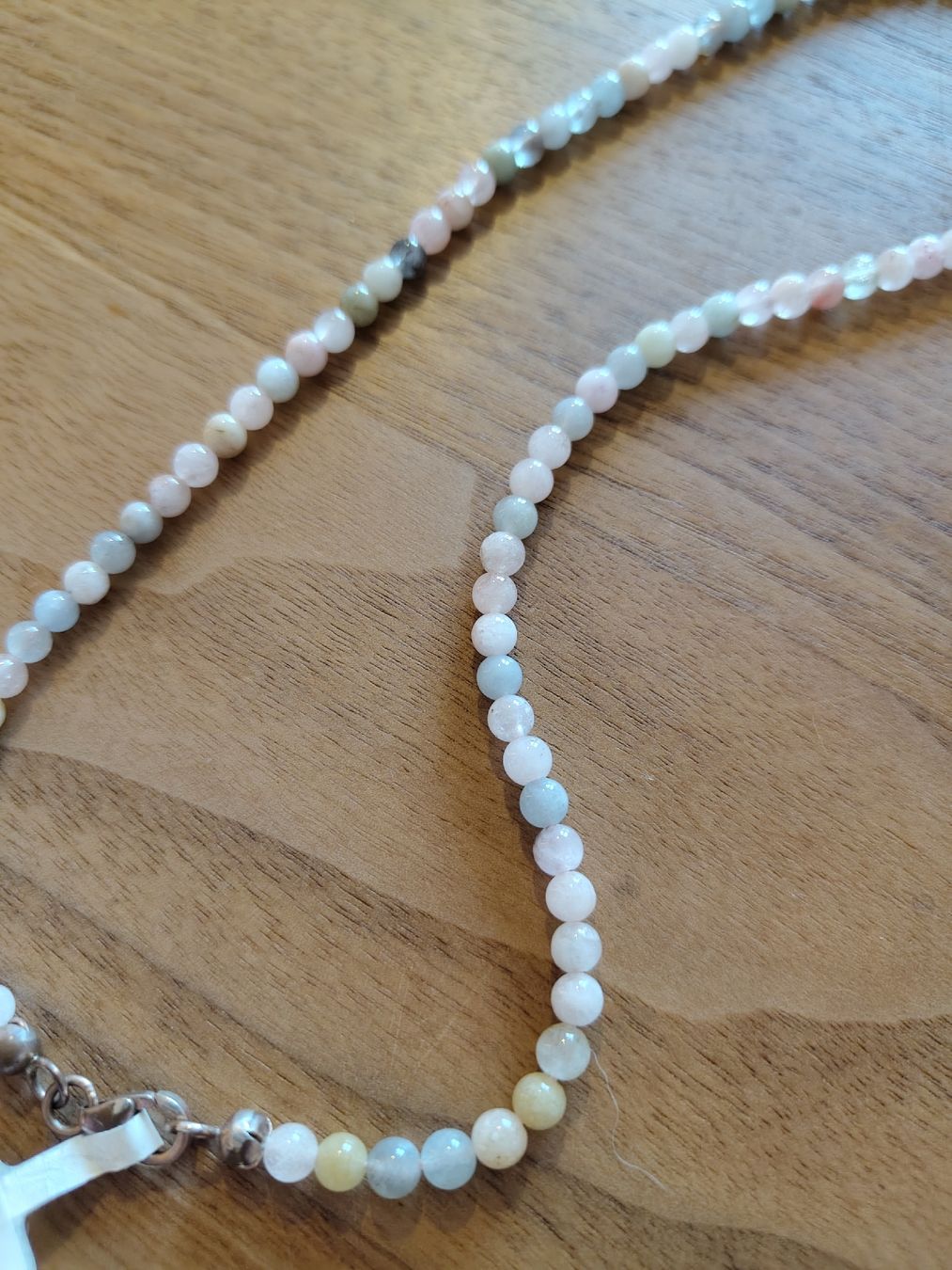Catenine: Kette aus Morganit – Usato da Zürich venduto da betzec 3