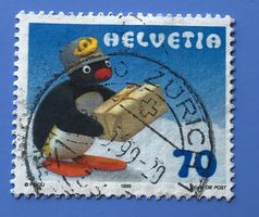 Nr.964 Klein-Pingu GESTEMPELT Sonderpostmarken 1999 Zürich