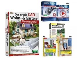 Das grosse CAD-Wohn- und Garten-Planungspaket inkl. E-Books