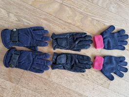 3 x Reiterhandschuhe