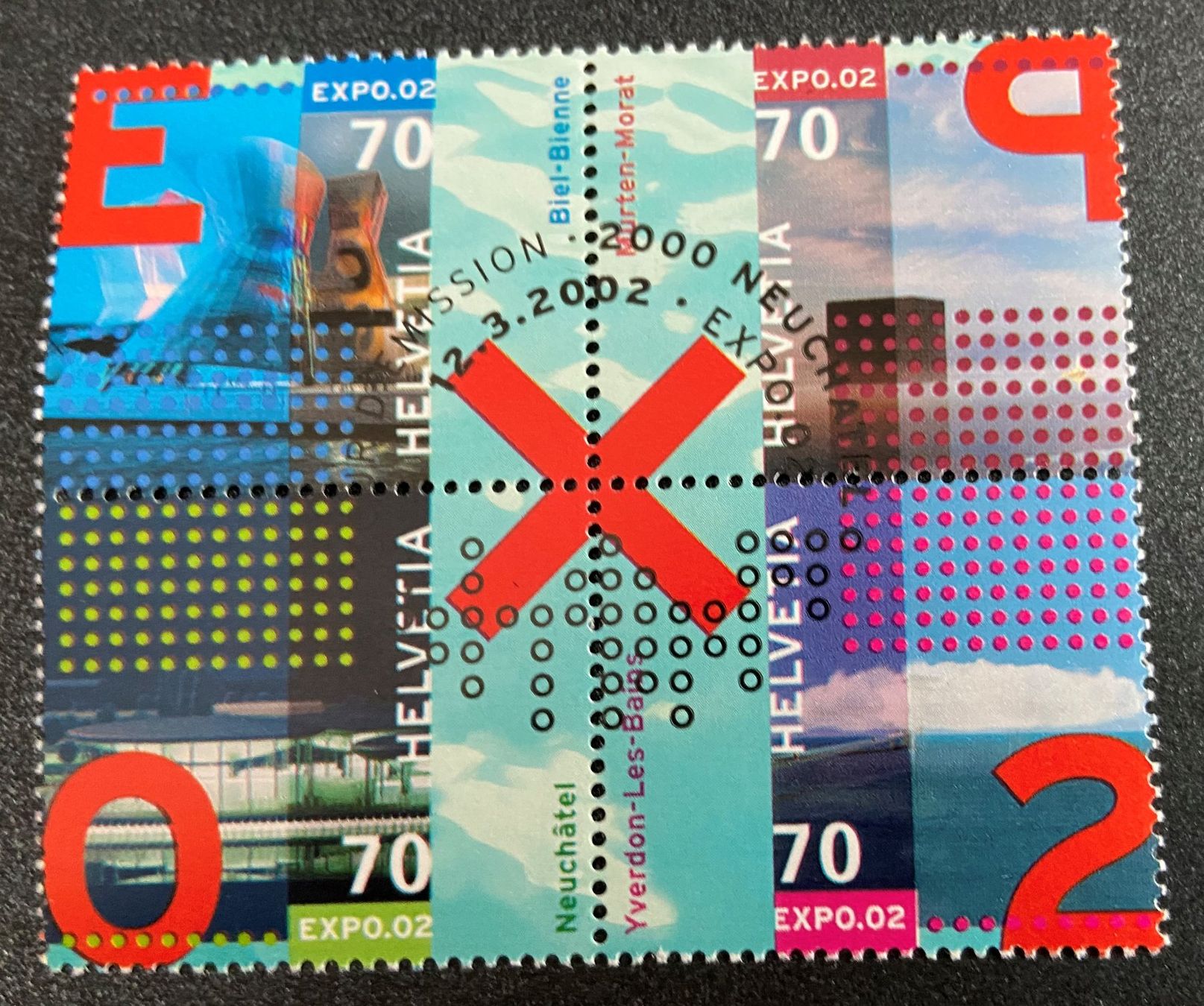 Alle Briefmarken: ET Freimarke   4er Blocks 2002 / 2003 – Gebraucht aus Böckten von Hansi36