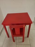 IKEA "Kritter" Kindertisch rot mit Stuhl