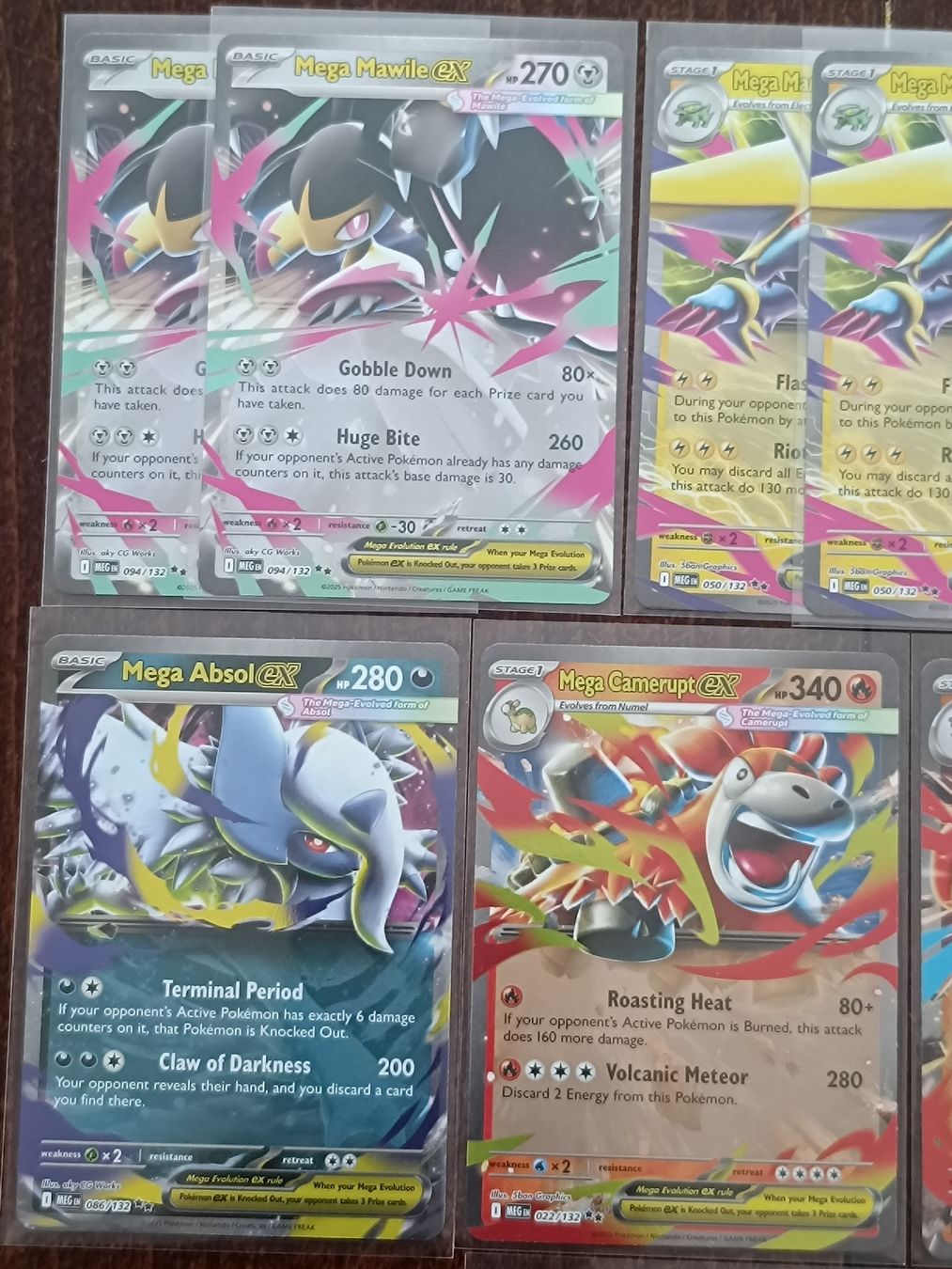 Pokémon Carte collezionabili: Pokémon Mega Evolution – 8x Mega ex Karten – NM – Englisch – Usato da Grenchen venduto da Ditzo 1