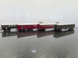 HAG HO SBB Personenwagen/Speisewagen AC Achsen (4Stück)