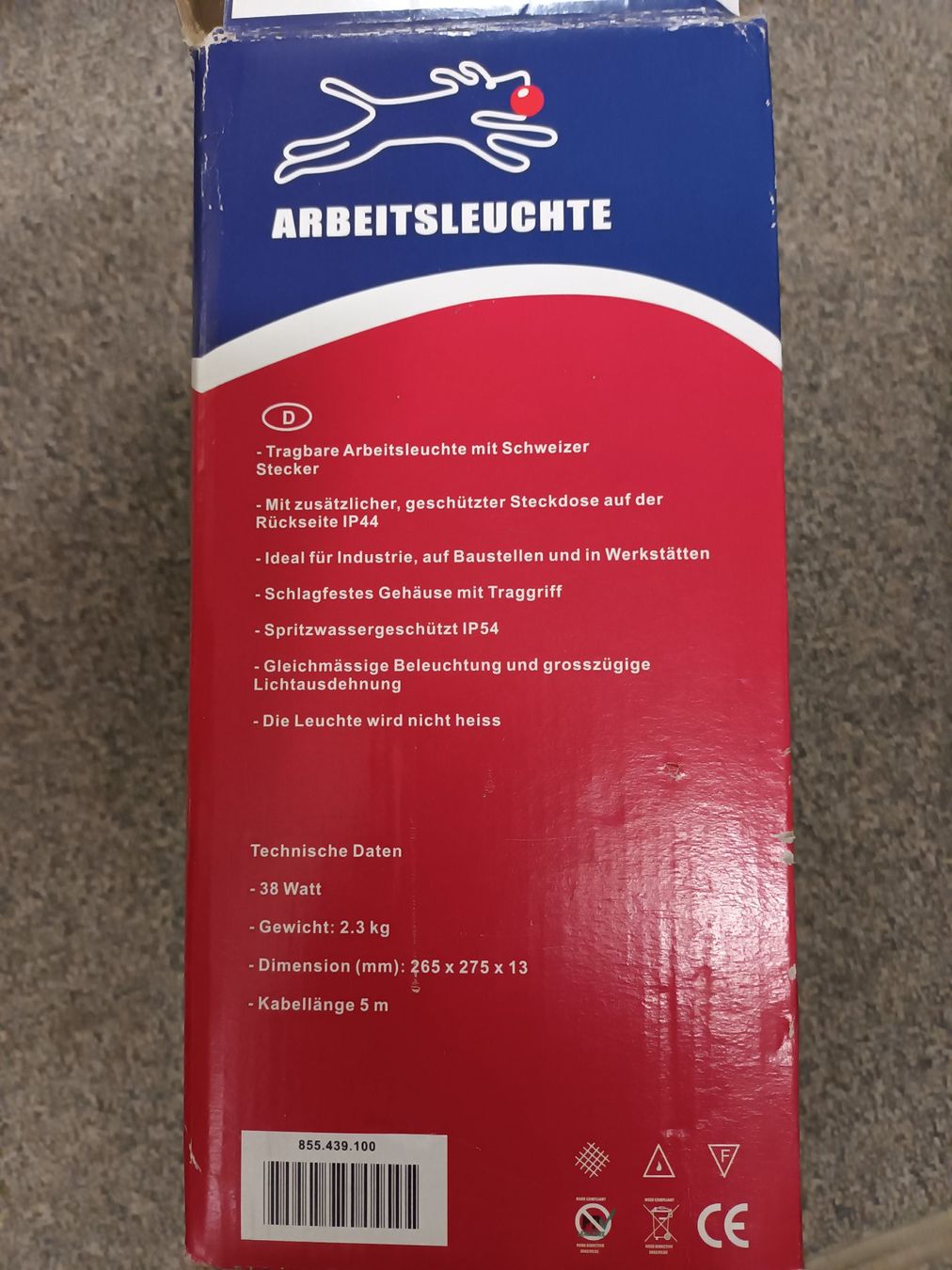 Lampade: Arbeitsleuchte 38 W / 230V – Nuovo (secondo la descrizione) da Fislisbach venduto da Kett 3
