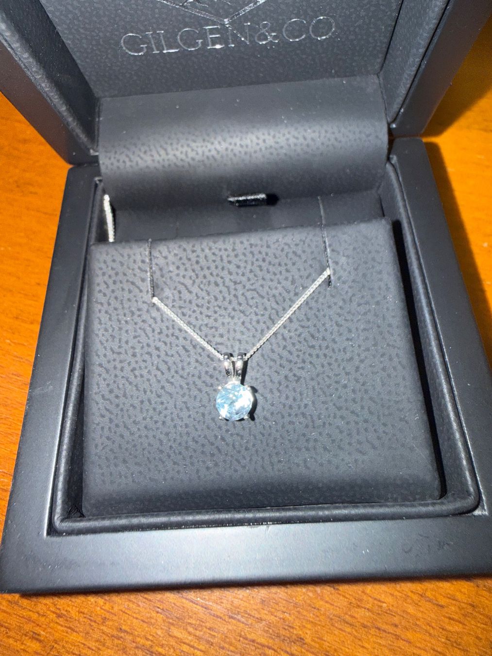 Ketten: Collier Argent Topaze Bleue Naturelle – Neu und originalverpackt aus St-Maurice von Sandrinette123 3