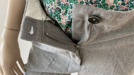 NINE IN THE MORNING ELEGANT WOOL PANT COLOR LIGHT GREY