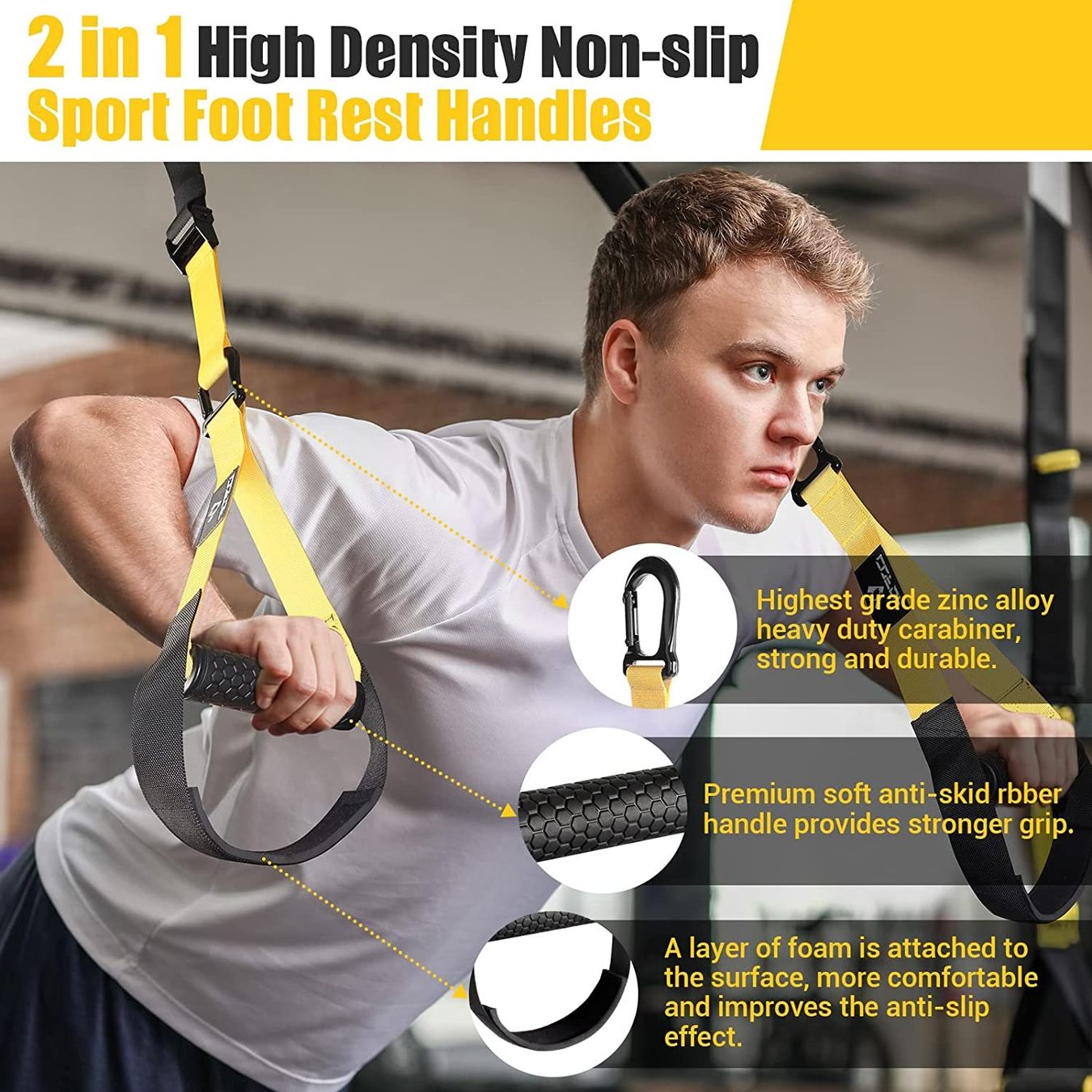 Hometrainer: Schlingentrainer Ganzkörpertraining mit Tragtasche – Nuovo e nell'imballaggio originale da Herisau venduto da Zevora 3