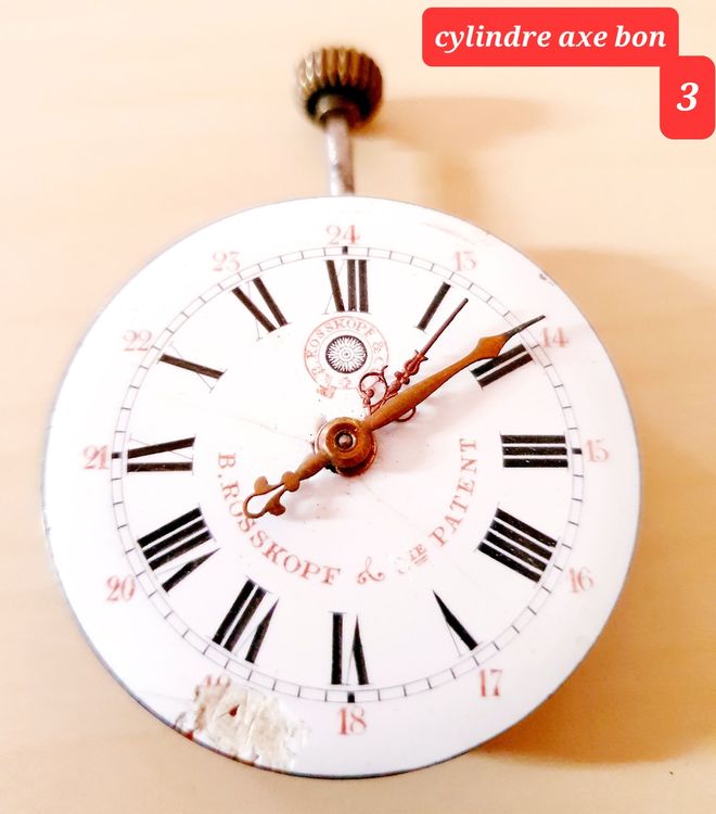 Mouvement De Montre De Poche Suisse J. Breguet – Occasion, Complet Avec Clé De Remontage