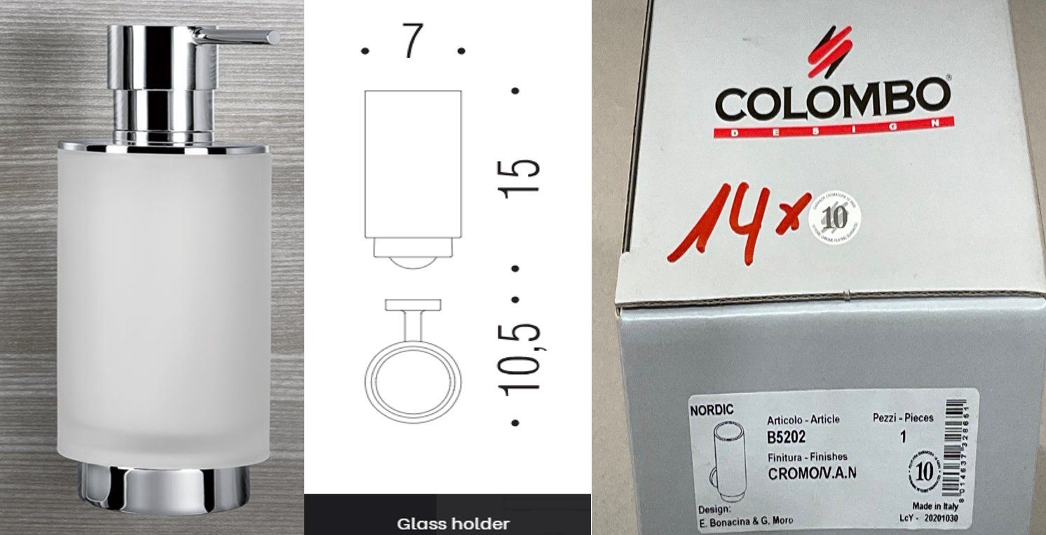 Portasapone: Posten (122Stk) Colombo Bad Accessoires – Nuovo (secondo la descrizione) da Derendingen venduto da Meisterstuecke 7