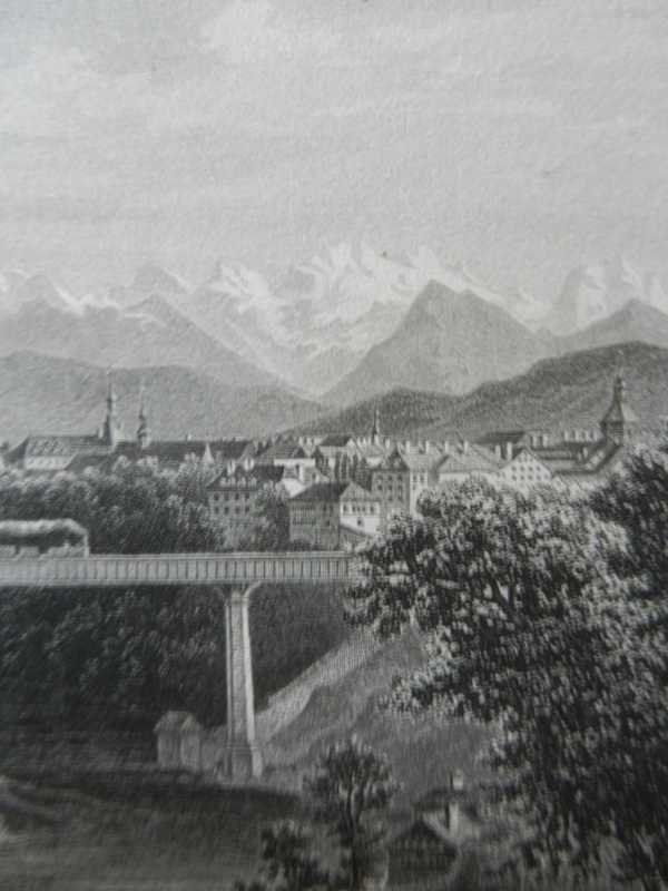 Gravures: Bern Eisenbahnbrücke – D'occasion à Risch par Rischli15 5