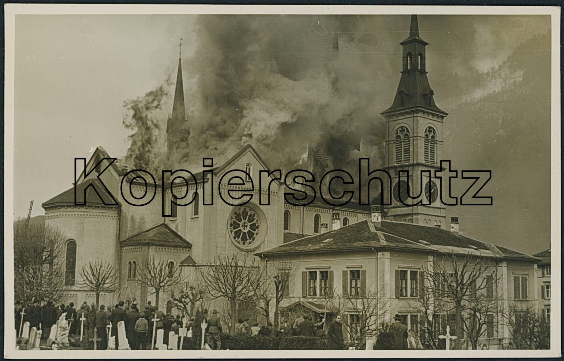 Cartoline postali: GLS Glarus - Brand - Katastrophe - Feuer – Nuovo (secondo la descrizione) da Schindellegi venduto da leecollect
