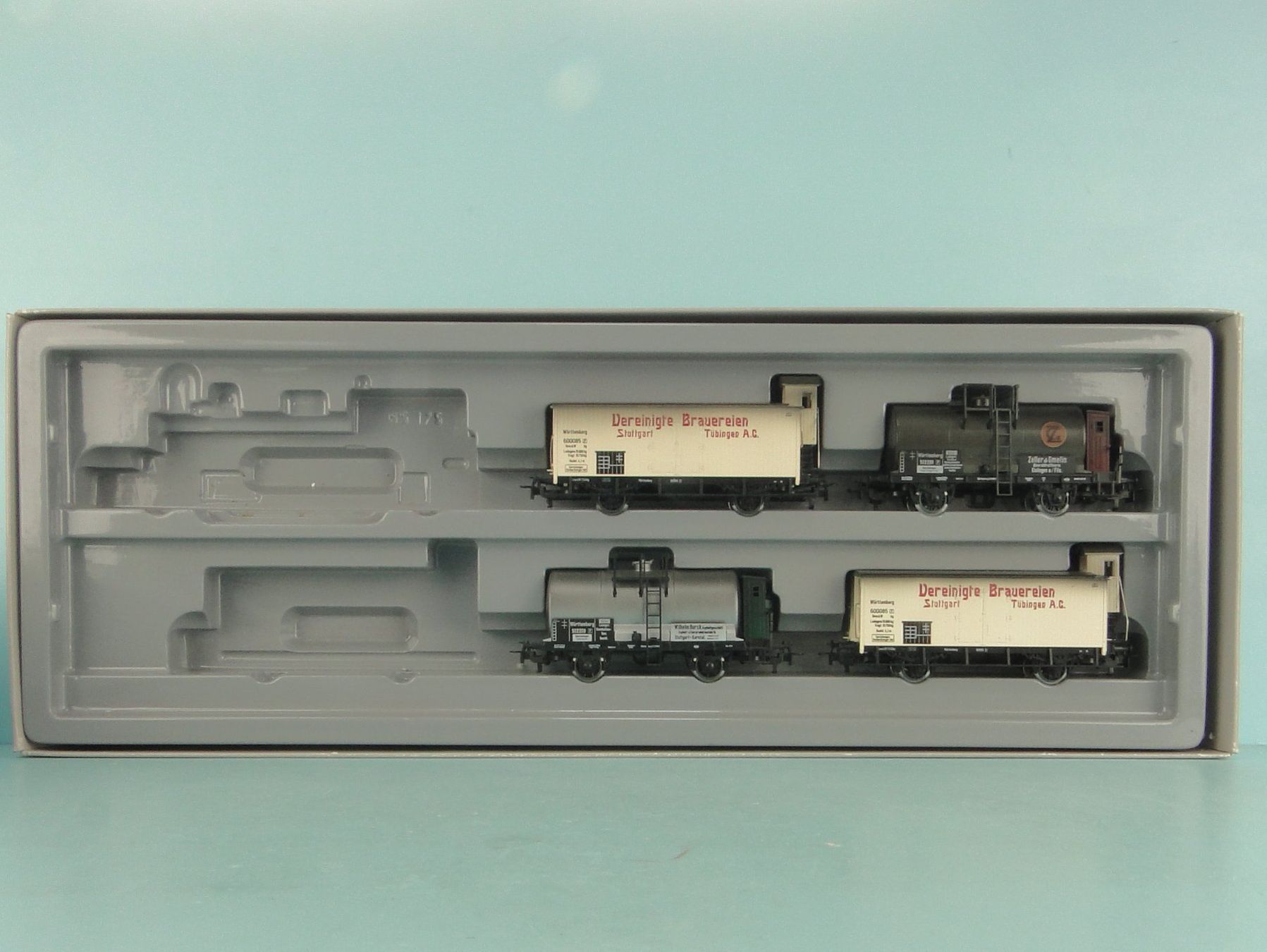 Märklin Modellini di ferrovie: Märklin 4 X Güterwagen – Usato da Bülach venduto da cann11 1