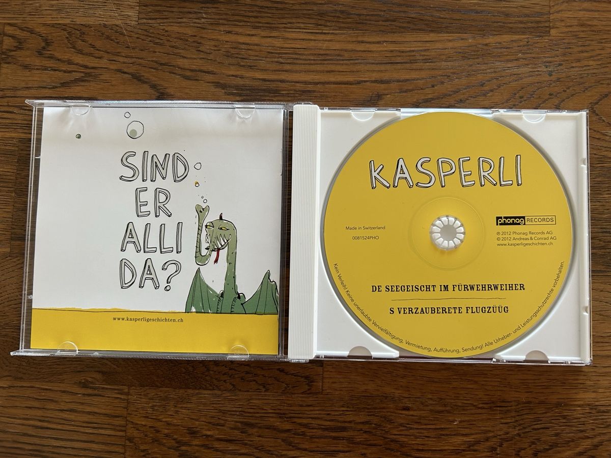 CDs: Kasperli CD "De Seegeischt...  " & "S Verzauberete..." – Gebraucht aus Wolhusen von eve_m6cg 1