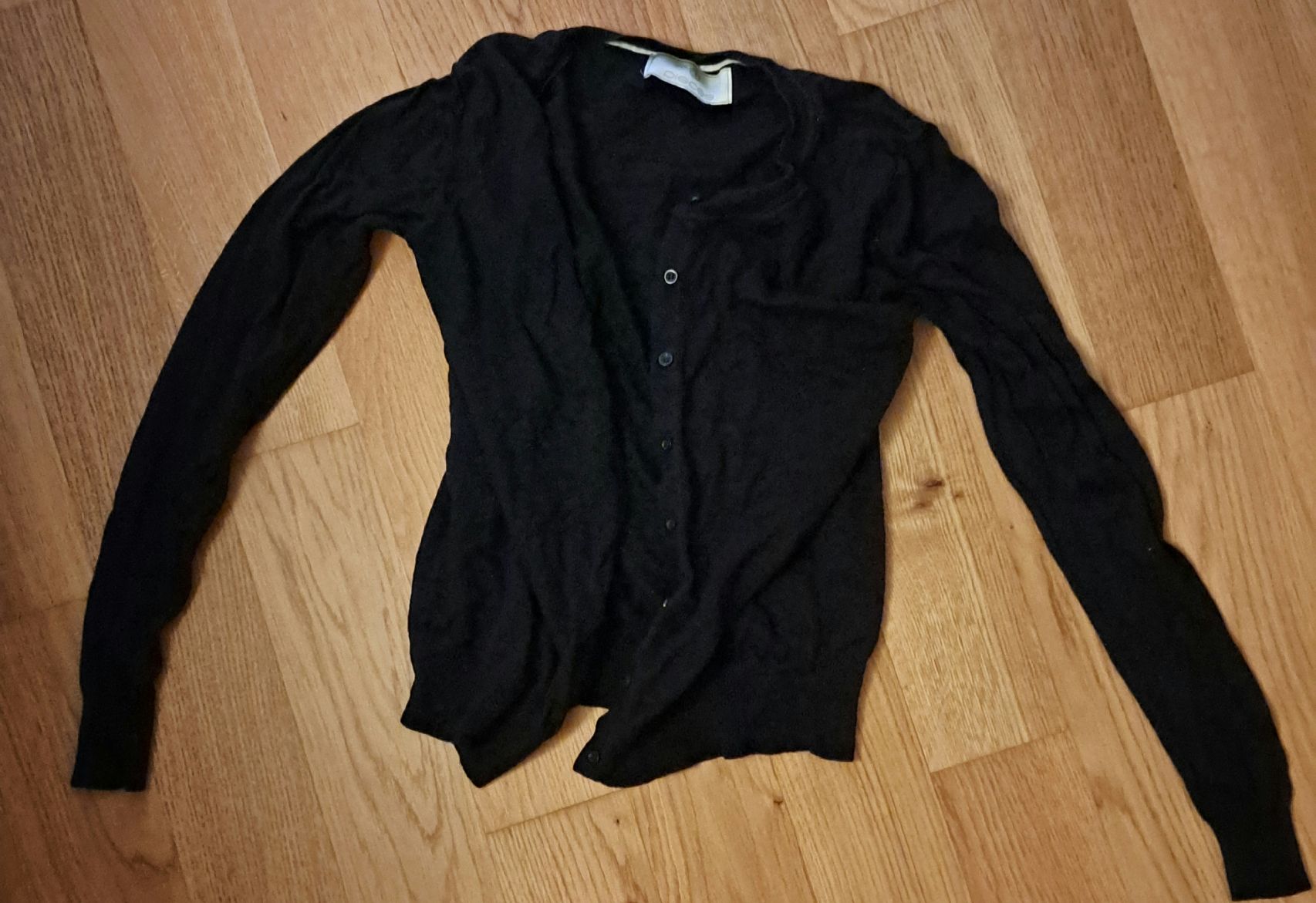 Pieces Giacche: Schwarze Strickjacke Pieces – Usato da Seengen venduto da ja6_65wp 1