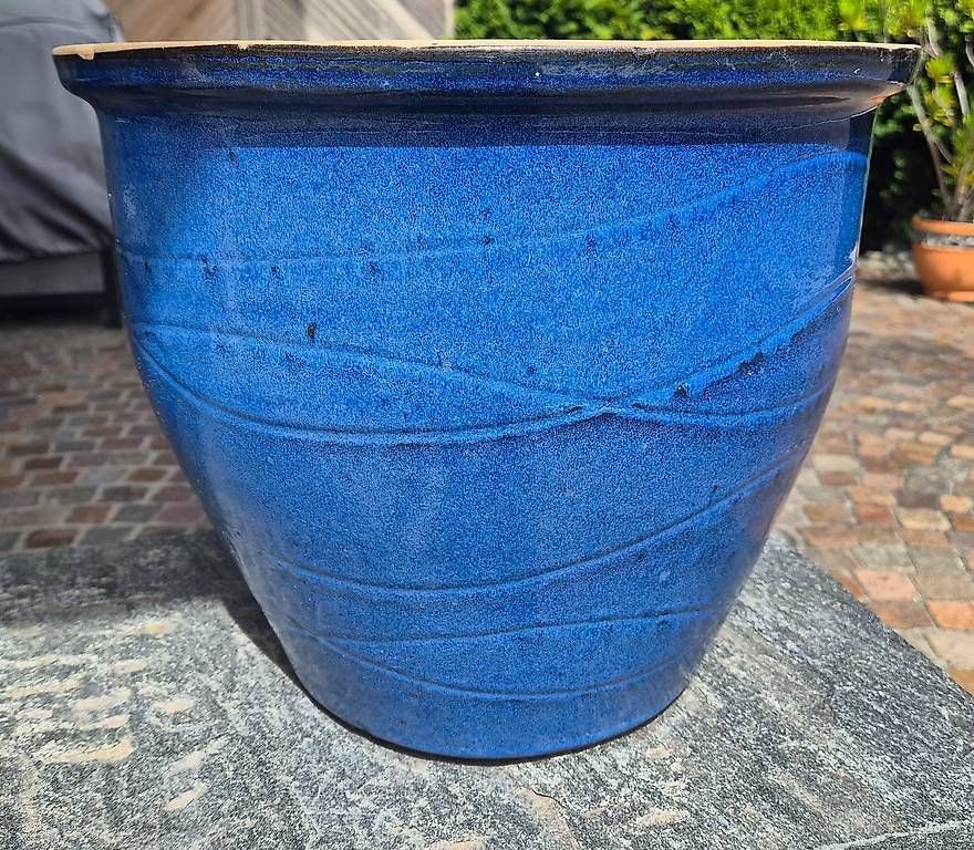 Vasi per fiori: Grosser blauer Blumentopf zum abholen – Usato da Erlenbach ZH venduto da gui_6zw8 1
