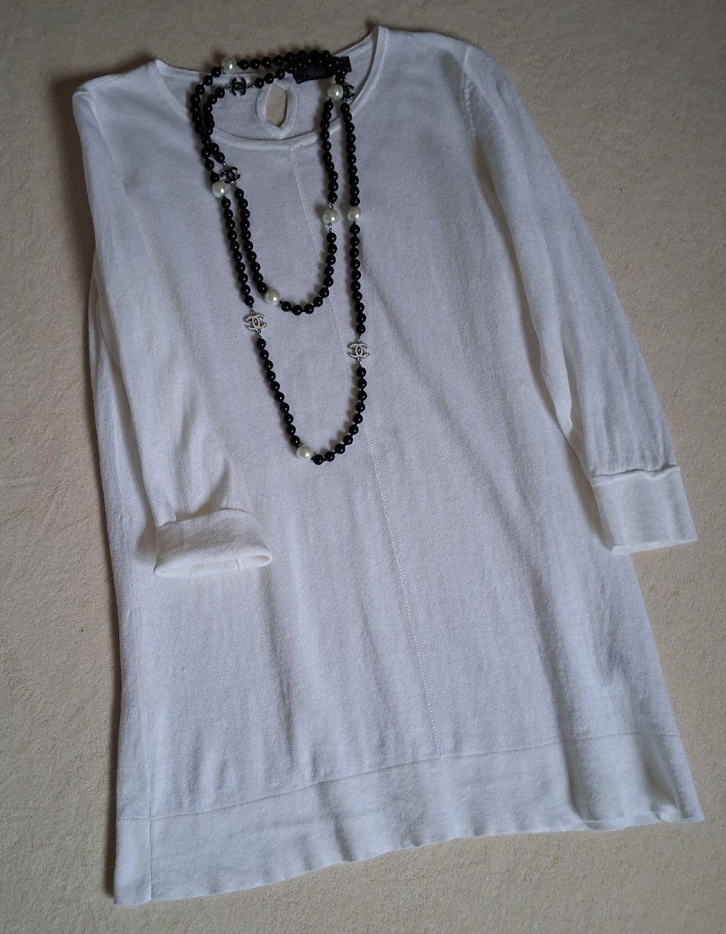 Maglioni & Felpe: Chassis Sommer Pullover Leinen Baumwolle Gr. 40 weiss – Usato da Barzheim venduto da spitz01 4