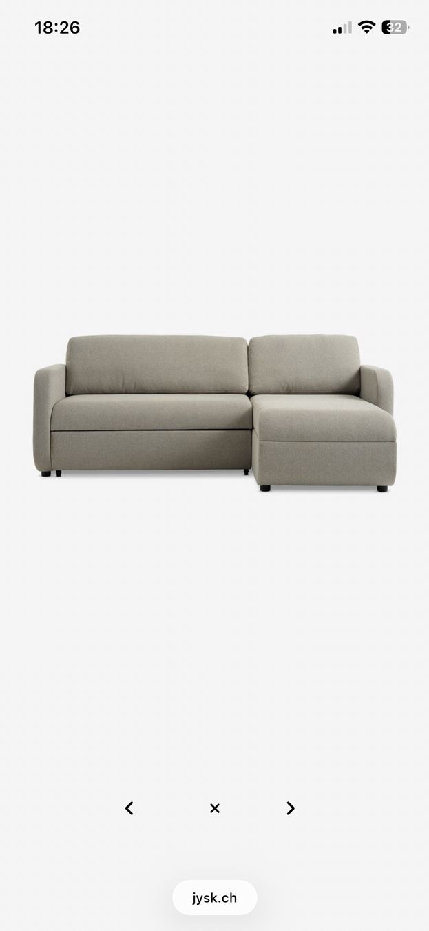 Jysk Sofas: Schlafsofa Stoff Beige – Gebraucht aus Pratteln von duro065 3