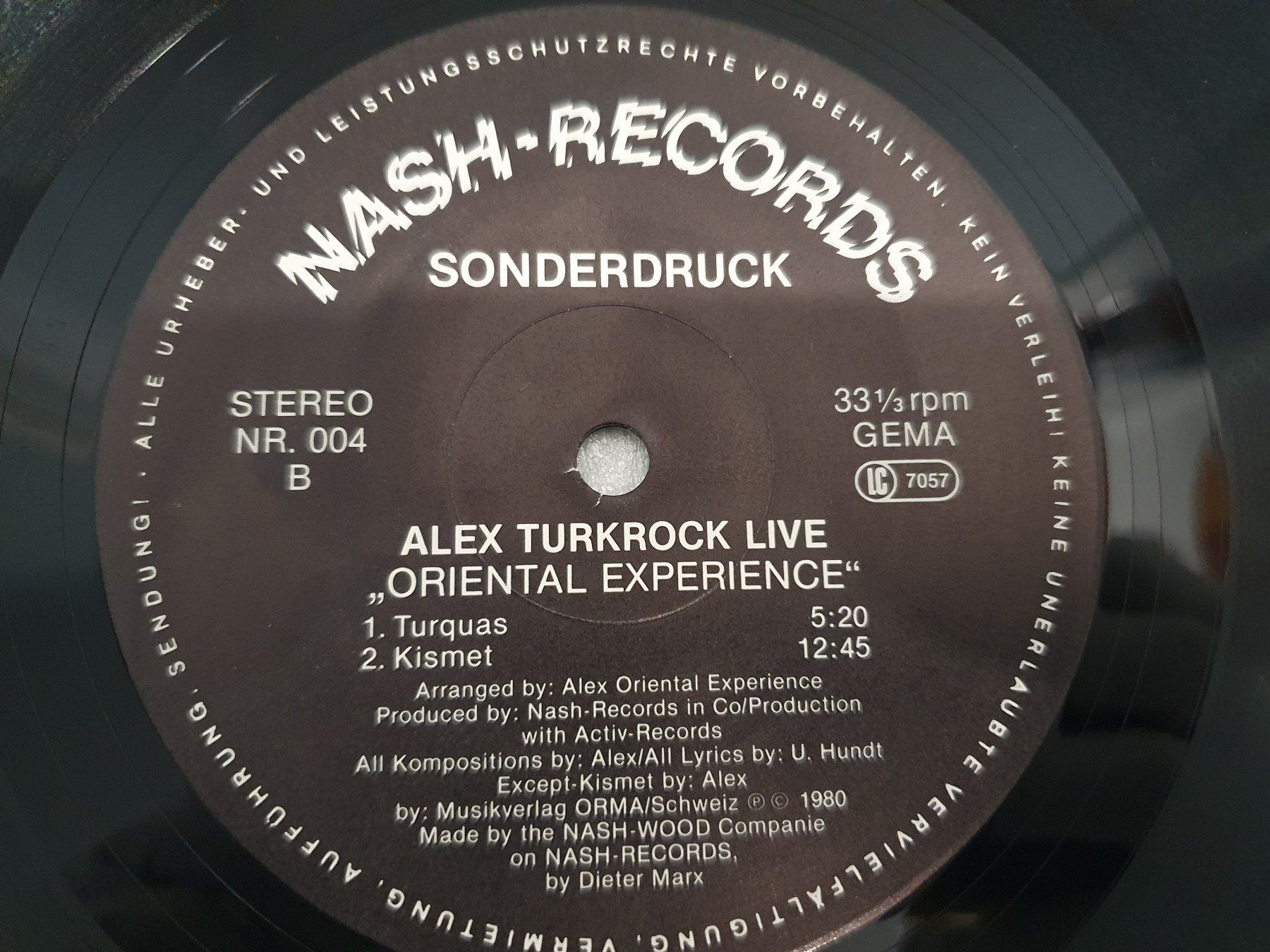Dischi in vinile: Alex Oriental Experience – Live! – Usato da Uster venduto da Vinyl-Leidenschaft 7