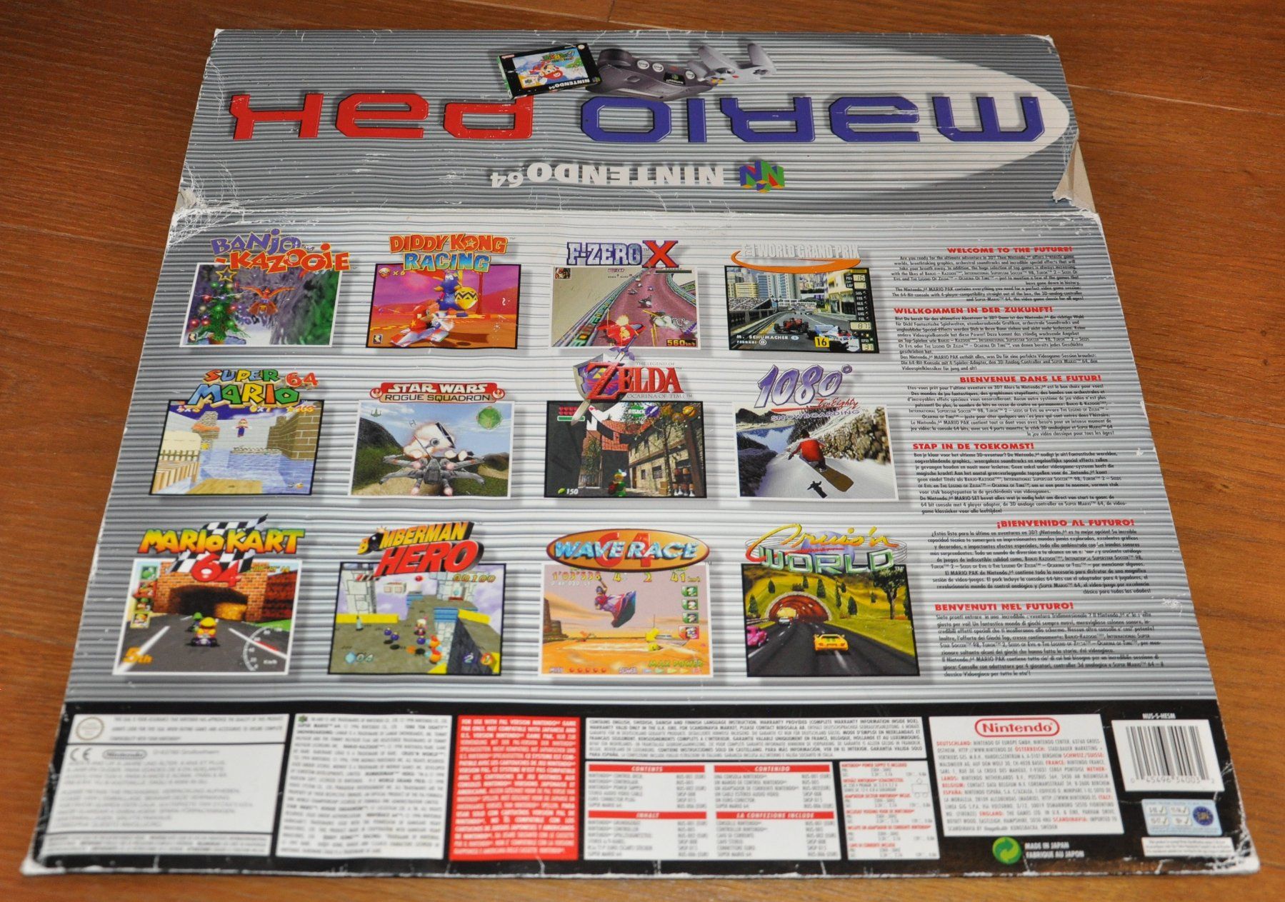 Nintendo Giochi: Mario Pak Kartonschuber (N64) – Usato da Gelterkinden venduto da Ltsmash 1