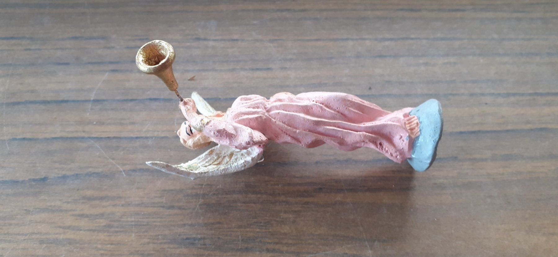 Figurines: Antike Krippenfigur Engel mit Trompete – D'occasion à Mörschwil par wunderkiste44 8