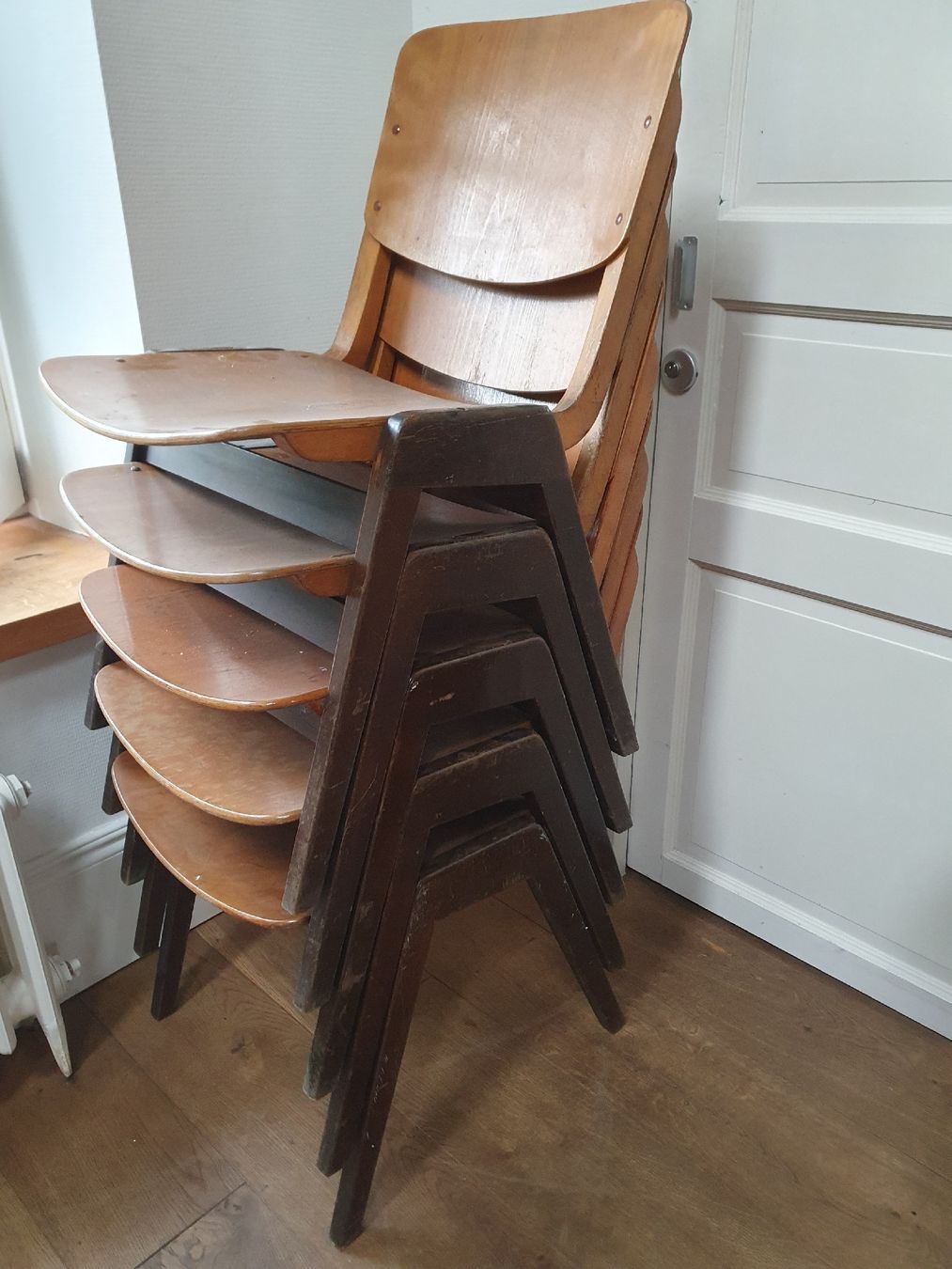 Thonet Chaises: 5 Thonet stapelstühle  – D'occasion à Olten par stritten 4
