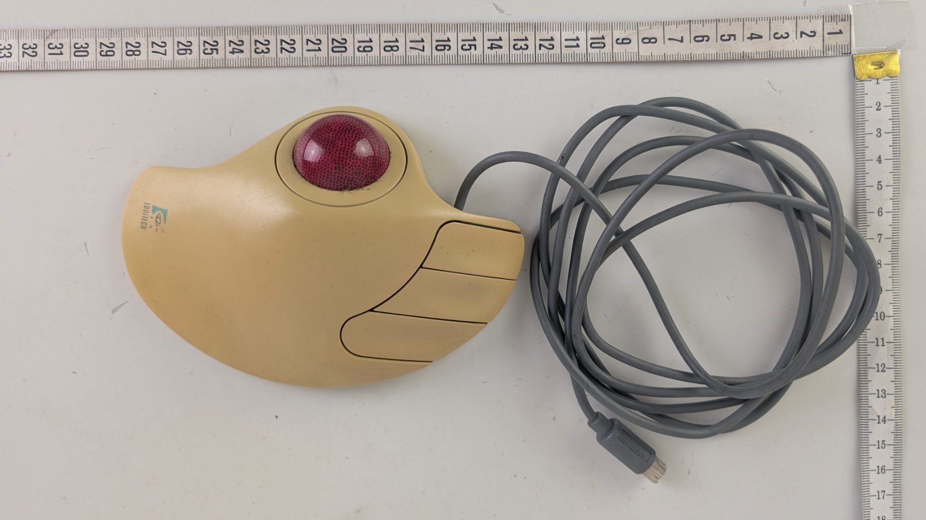 Logitech Mouse: Logitech Trackman Marble FX Trackball - PS/2 Maus - Top! – Usato da Zürich venduto da axolottchen 1