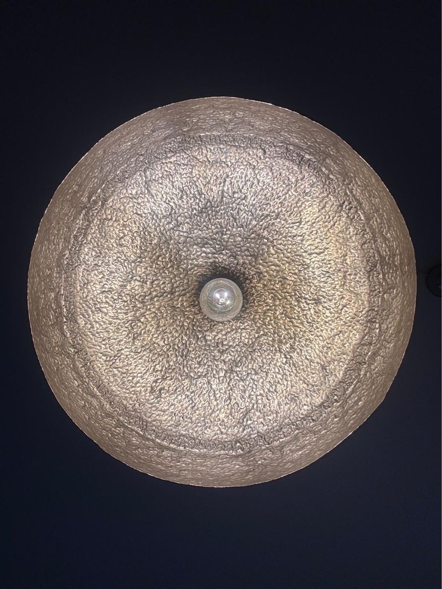 Pfister Lampade: Deckenlampen / Hängelampen aus Eisen - Silber – Usato da Wettingen venduto da fapppio28 5