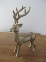 Edler grosser Metall HIRSCH mit schönem Geweih