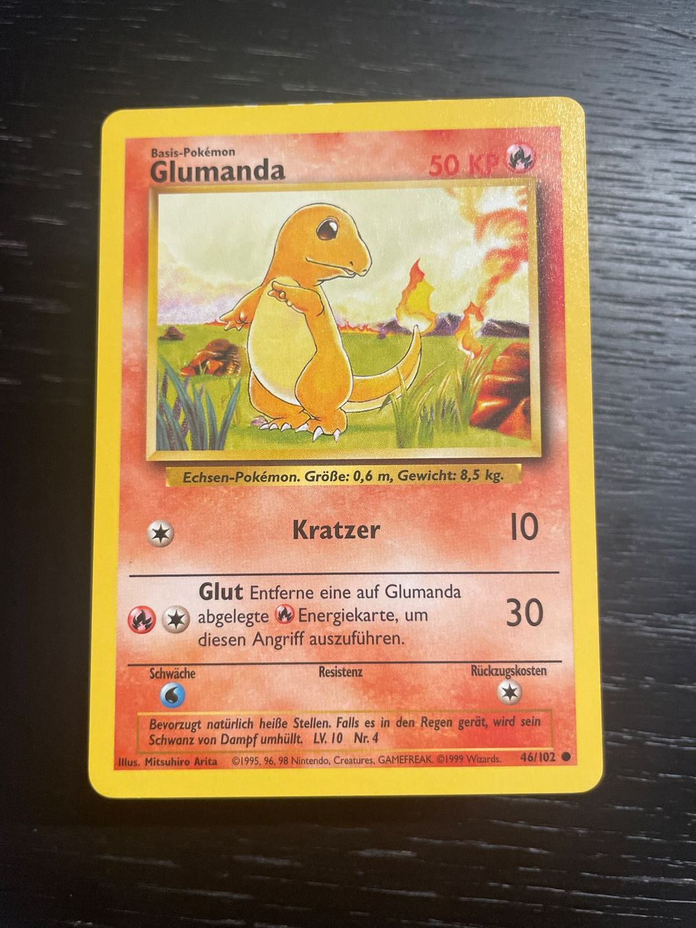 Pokémon Carte collezionabili: Pokemon Glumanda base set 46/102 DE – Usato da Hugelshofen venduto da Suimosa