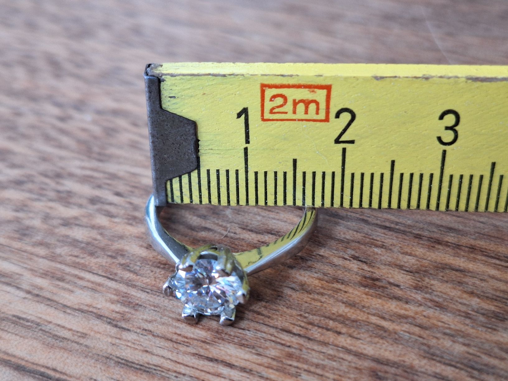 Anelli: Solitär Moissanit Ring 1.0 ct. D, VVS1, Sterling Silber  – Usato da Dornach venduto da bals28 9