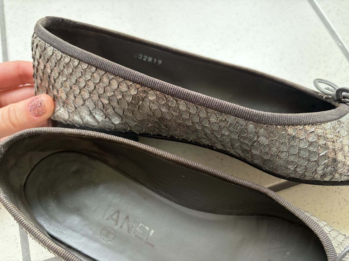 Chanel Damenschuhe: Chanel python ballerinas 38.5C – Gebraucht aus Zürich von nat_k 5