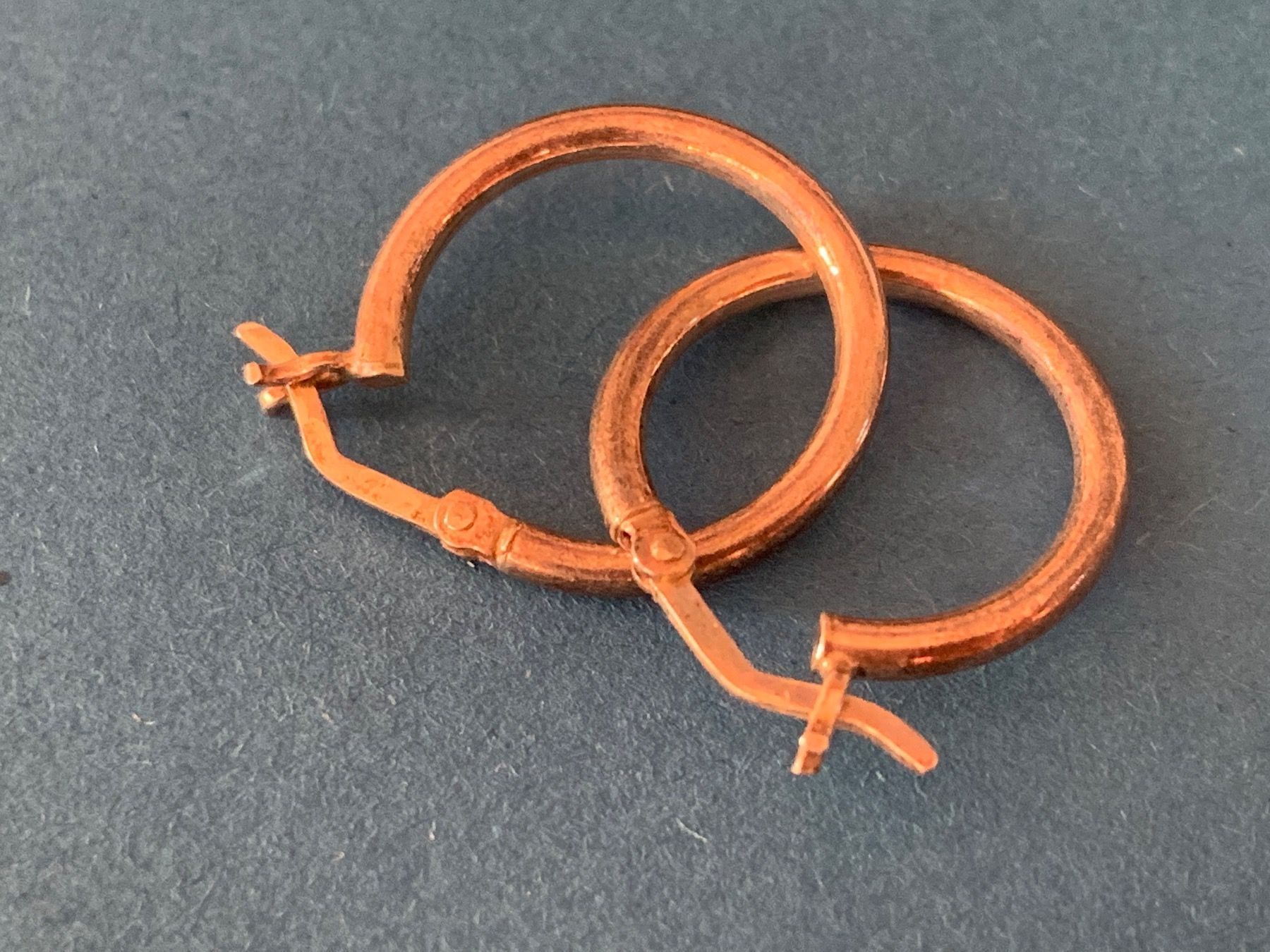 Ohrringe & -stecker: Kreolen Silber (2cm) stabil – Gebraucht aus Dittingen von Bijoubelle 1