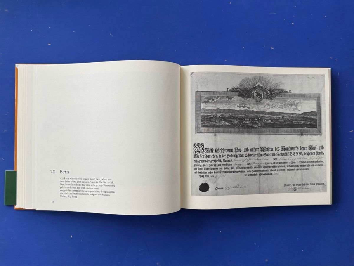 Libri: Schweizer Gesellenbriefe mit Stadtansichten. – Usato da Adliswil venduto da buch_und_kunst 3