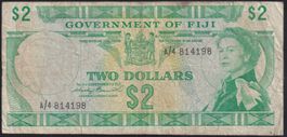 Fiji 2 Dollars 1971