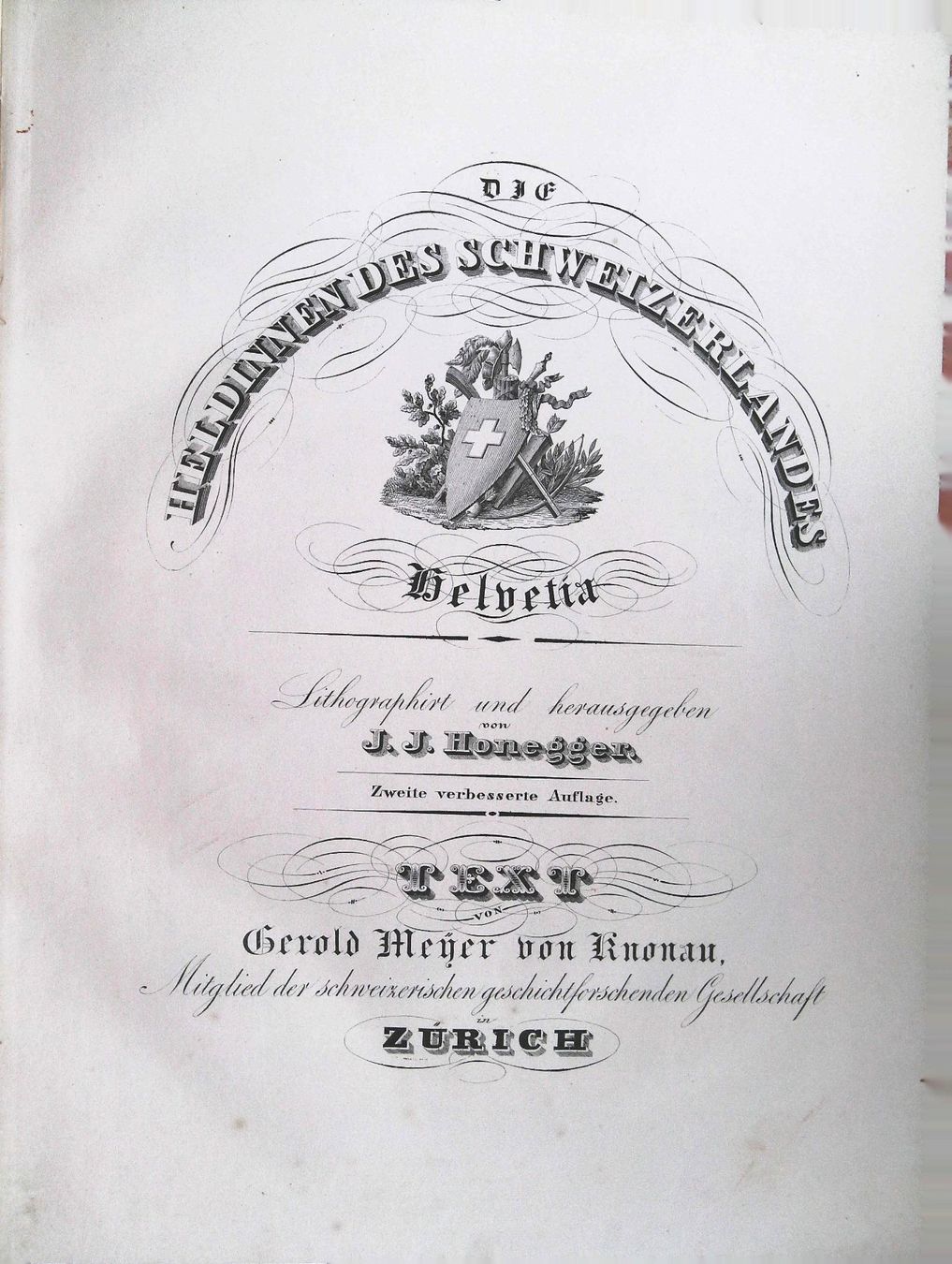 Livres: Heldingen des Schweizerlandes von J.J. Honegger – D'occasion à Rafz par Helvet32