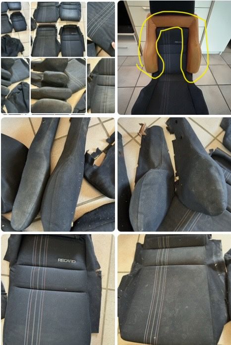 Recaro Tutti pezzi di ricambio auto: Golf2 Recaro Stoff  – Usato da Gampelen venduto da ste_r6hj