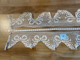 2 Spitzen Band / Baumwolle