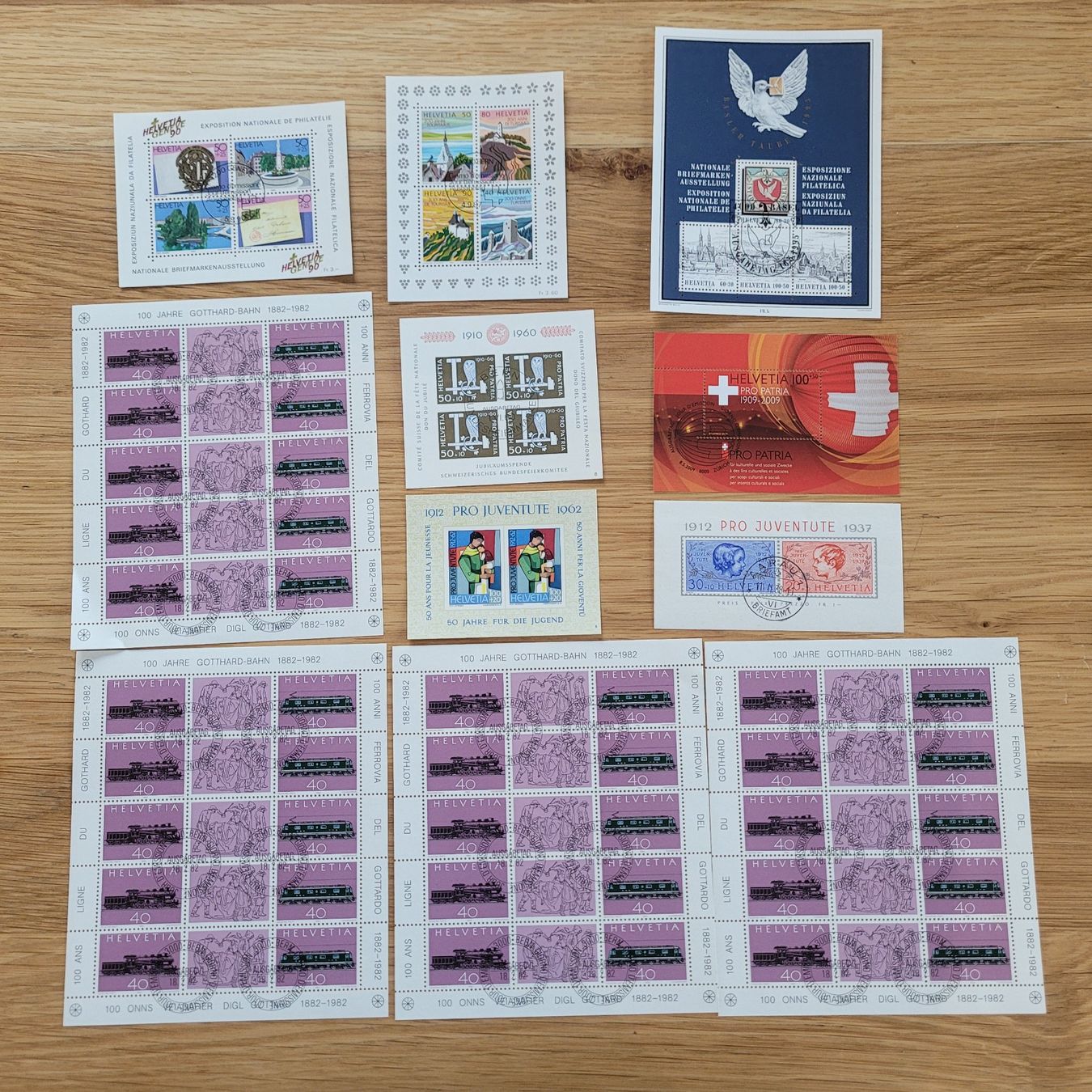 Tutti i francobolli: Lot Blocks-feuillet – Usato da Biel/Bienne venduto da Destockweb