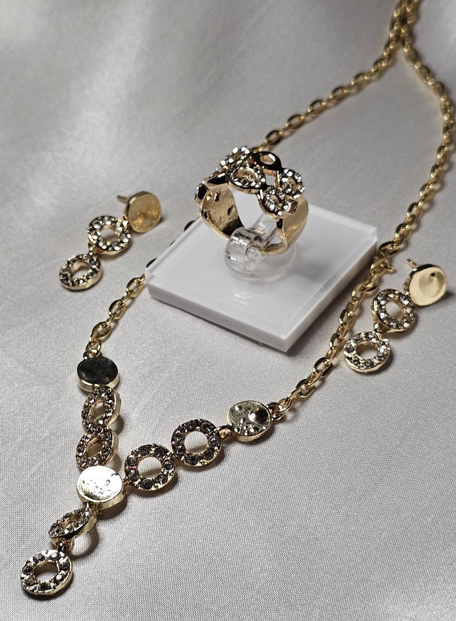 Altri gioielli: Modeschmuck Set 3-tlg Gelbgold – Nuovo (secondo la descrizione) da Grenchen venduto da dar_6d52